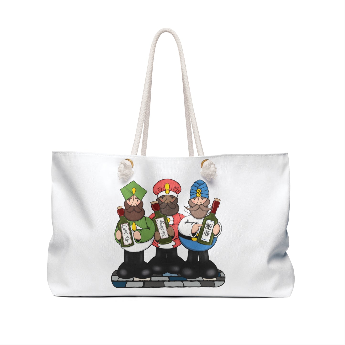 Reyes Pipones | Vinos | Beach Tote Bag