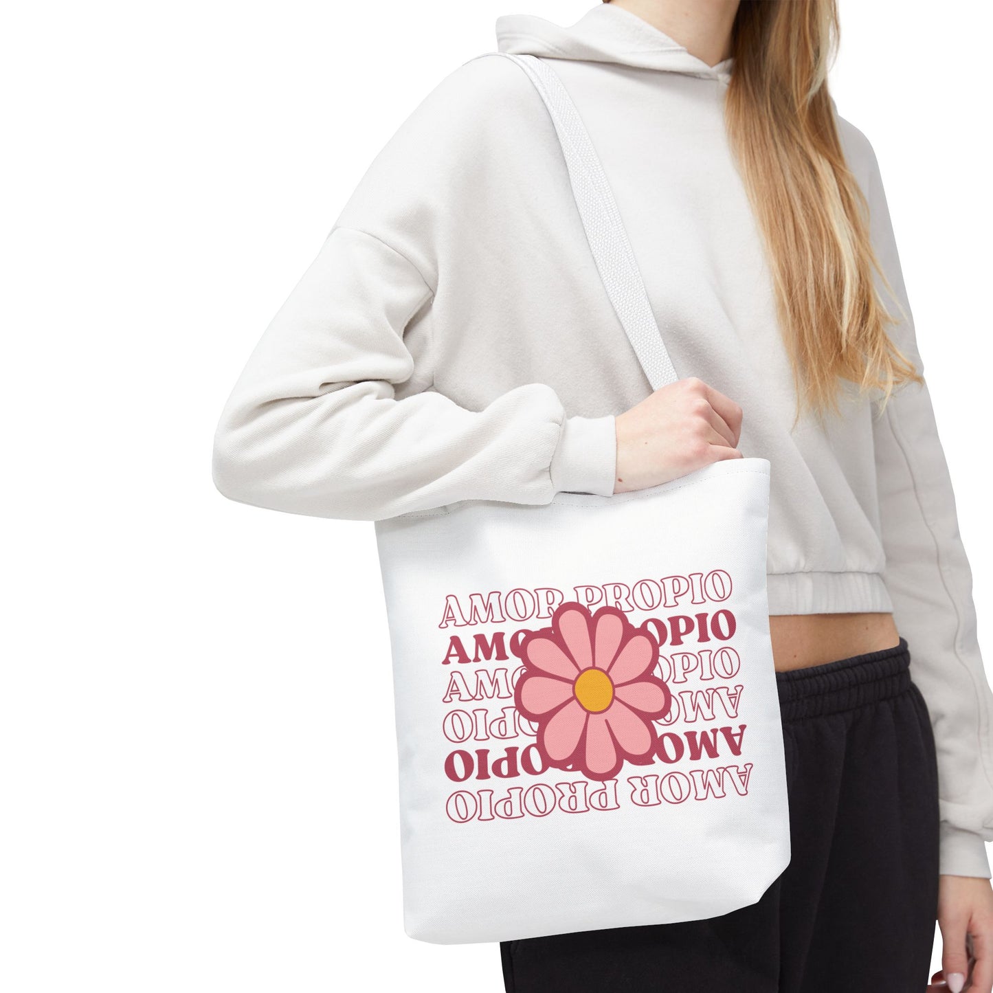 Tote Bag | Amor Propio  | Floral en Color Rosado