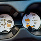 Por la Mañana Café, Por la Tarde Ron 2 | Car Coaster | Vaso Café