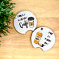 Por la Mañana Café, Por la Tarde Ron 2 | Car Coaster | Vaso Café