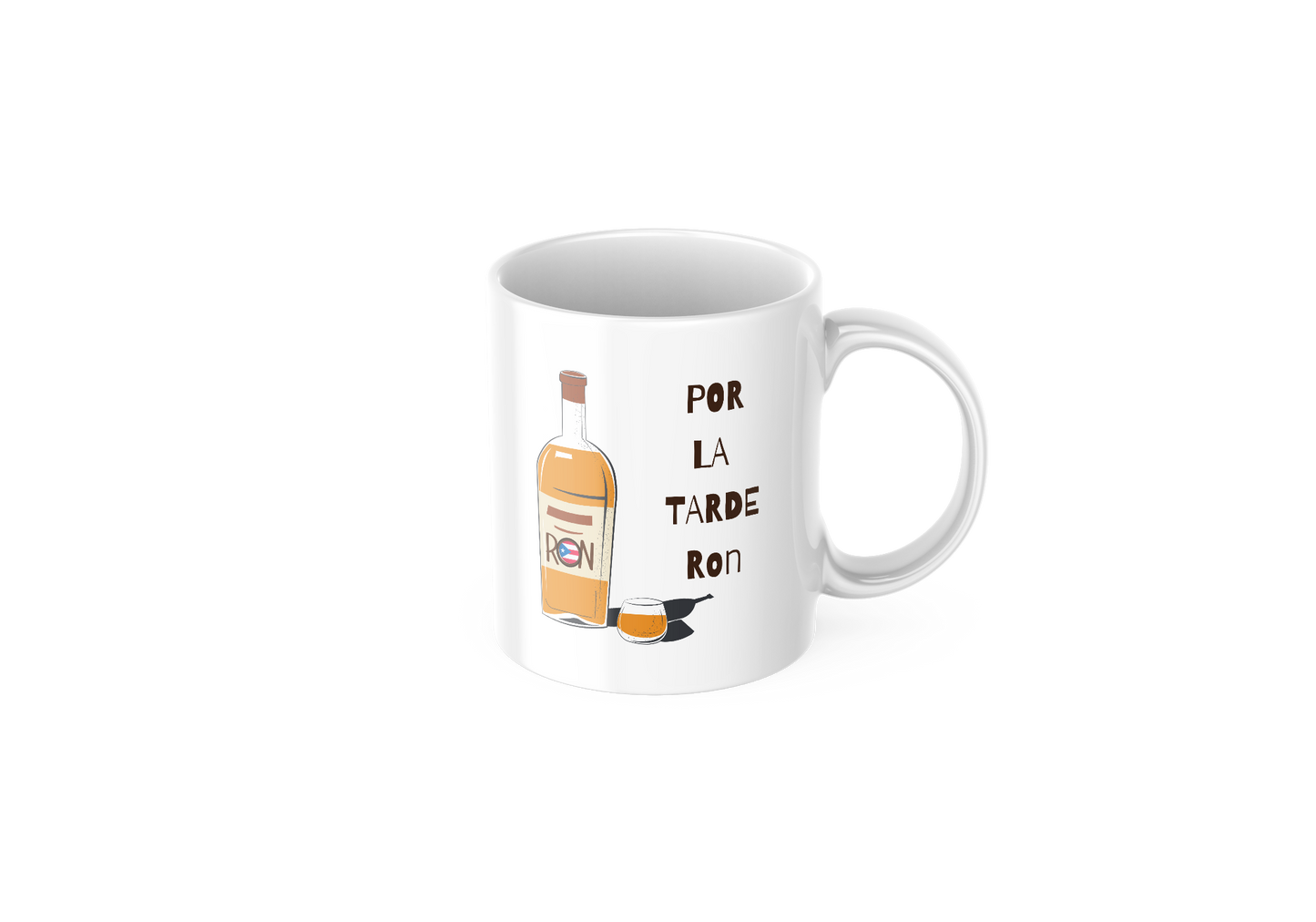 Por la Mañana Café, Por la Tarde Ron | Coffee Mug