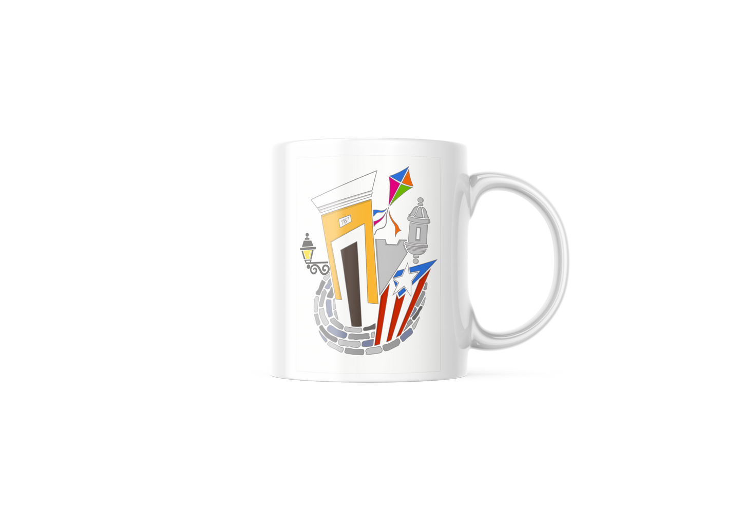 Garita & Chiringa Coffee Mug | I Love My Cafecito con Leche