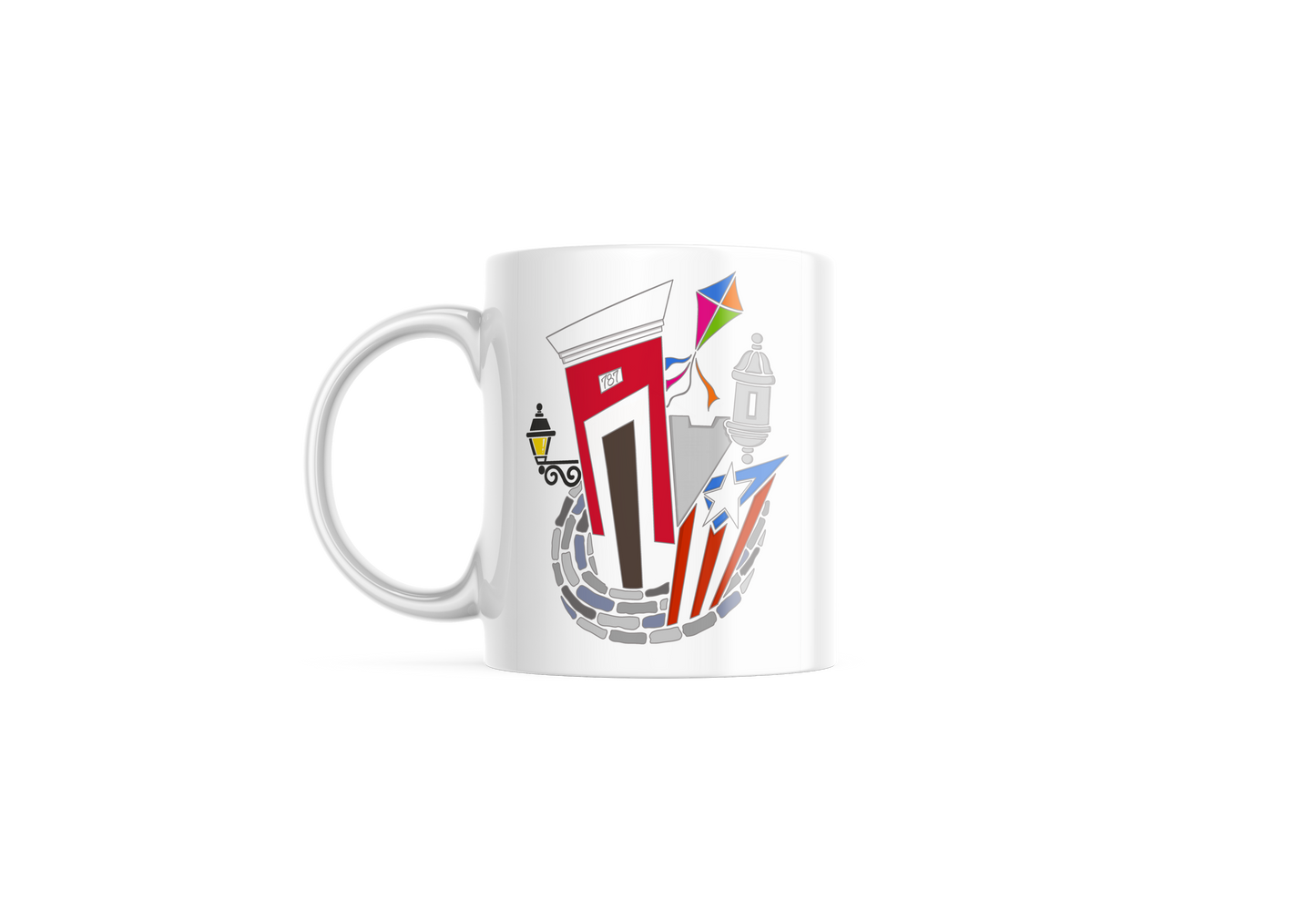 Garita & Chiringa Coffee Mug | I Love My Cafecito con Leche