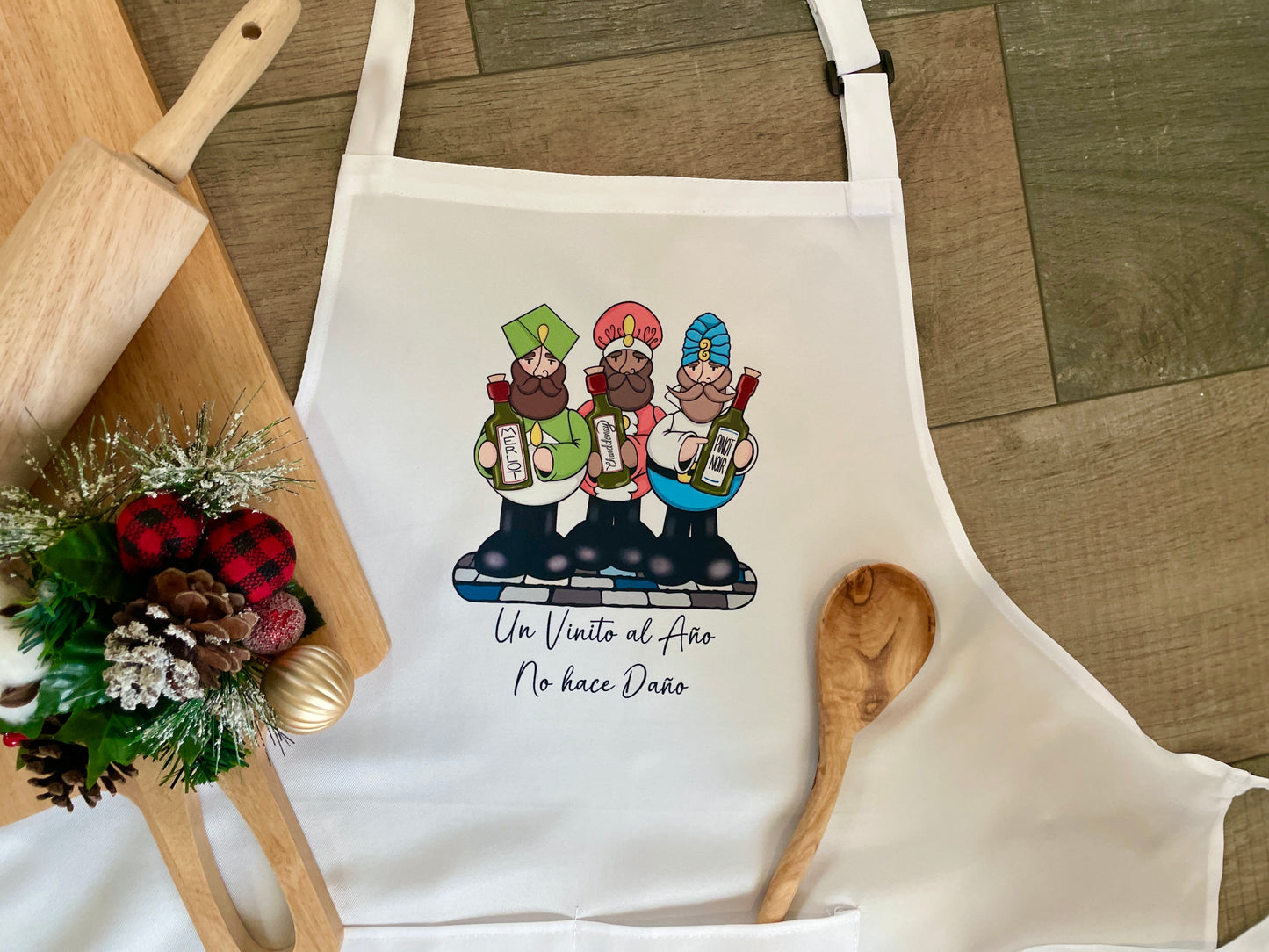 Apron | Reyes Magos | Un Vinito al Año no hace daño
